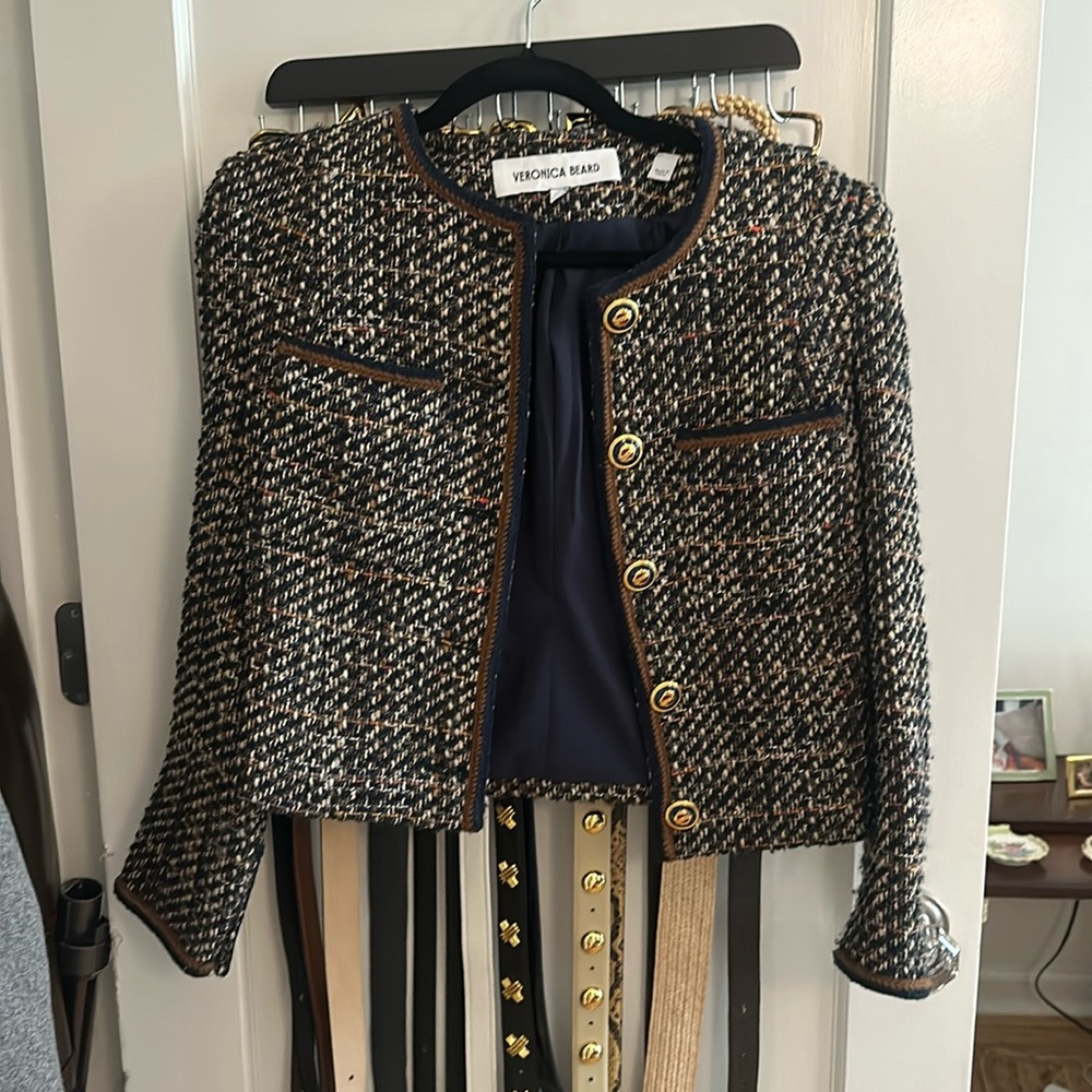 Veronica beard tweed blazer